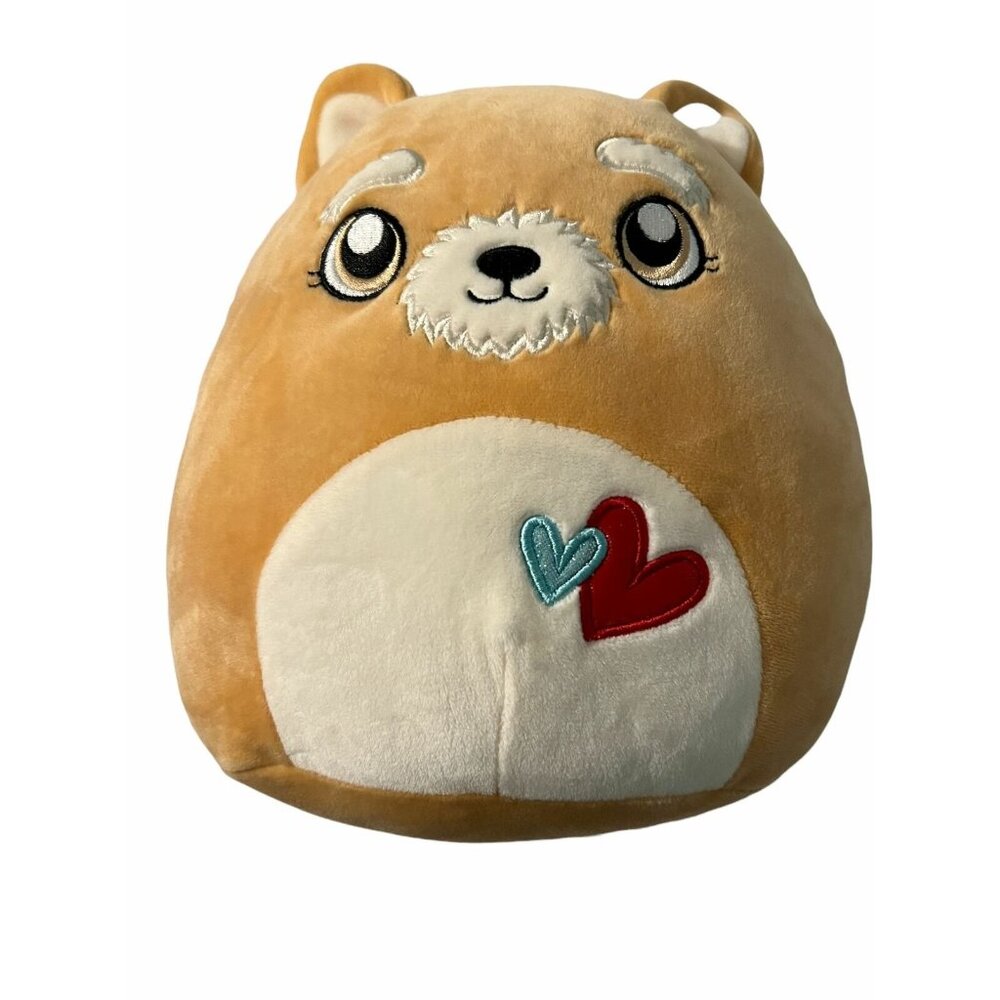 Original Squishmallows Chloeyana plush Valentines embroidered hearts 9" NWT